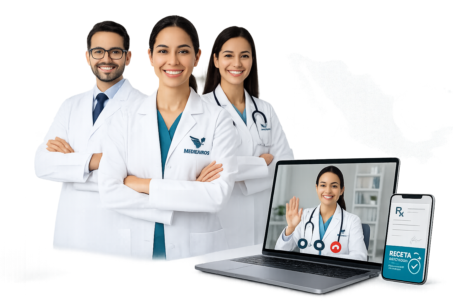 Doctores Medikairos con consulta digital y receta electrónica